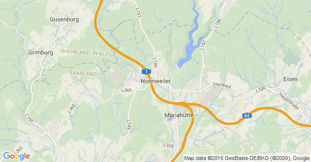 Karte Nonnweiler