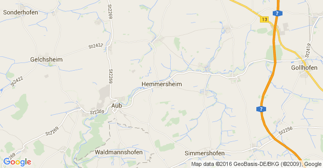 Karte Hemmersheim