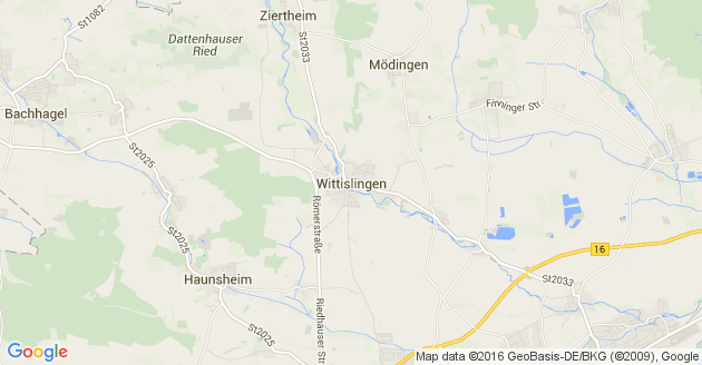 Karte Wittislingen