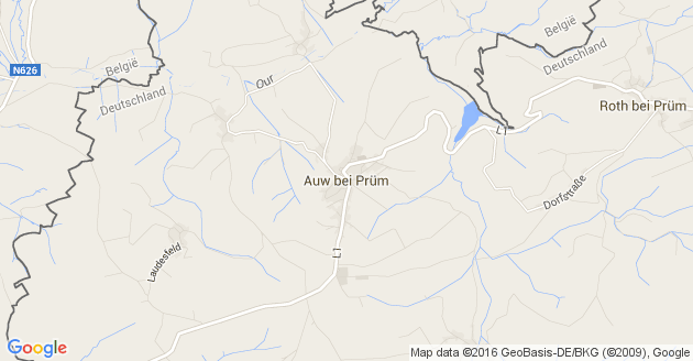 Karte Auw bei Prüm